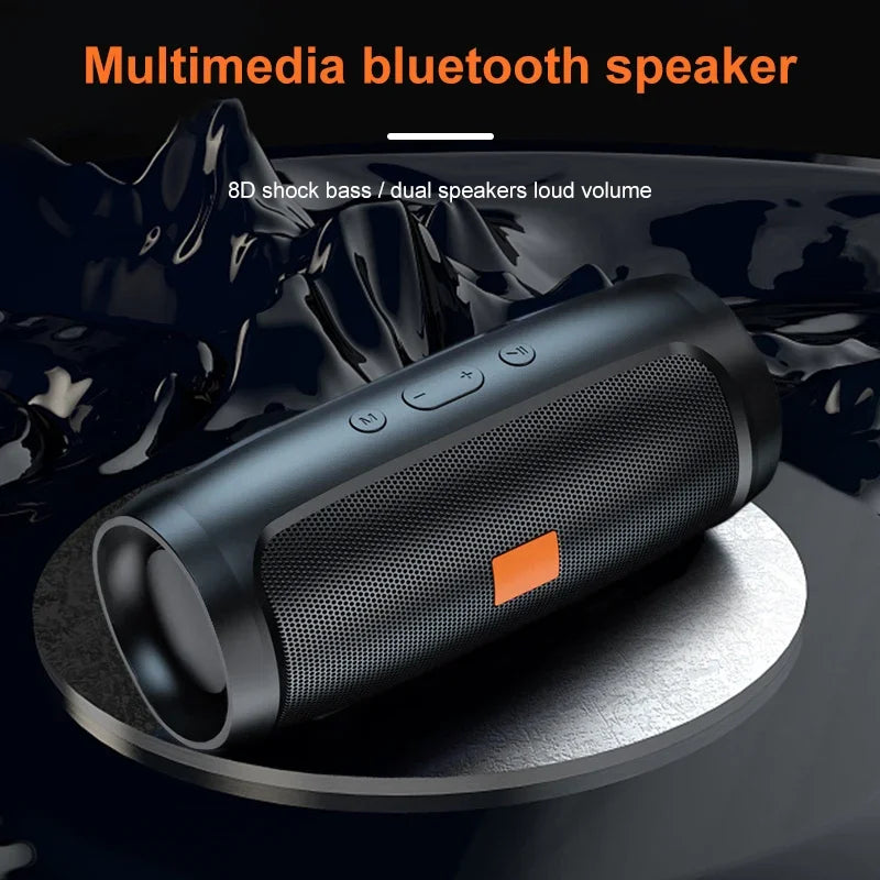 Portable Bluetooth Speaker with FM Radio & USB Playback