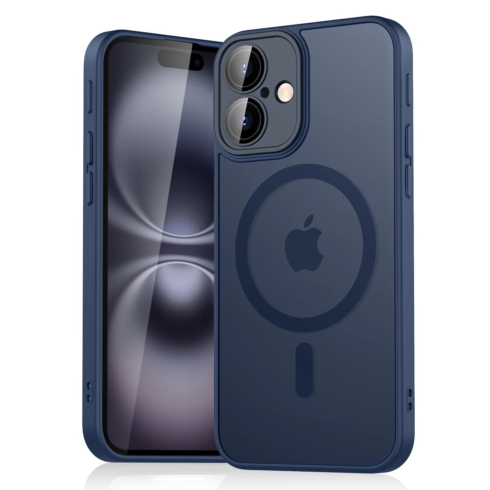 Magnetic Matte Shockproof iPhone Case with MagSafe