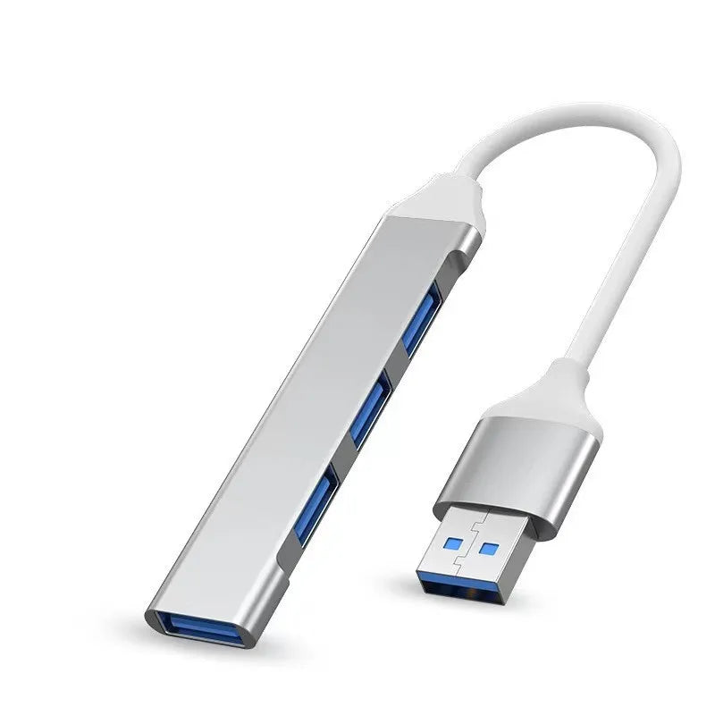 4-Port USB 3.0 Hub with High-Speed Data Transfer