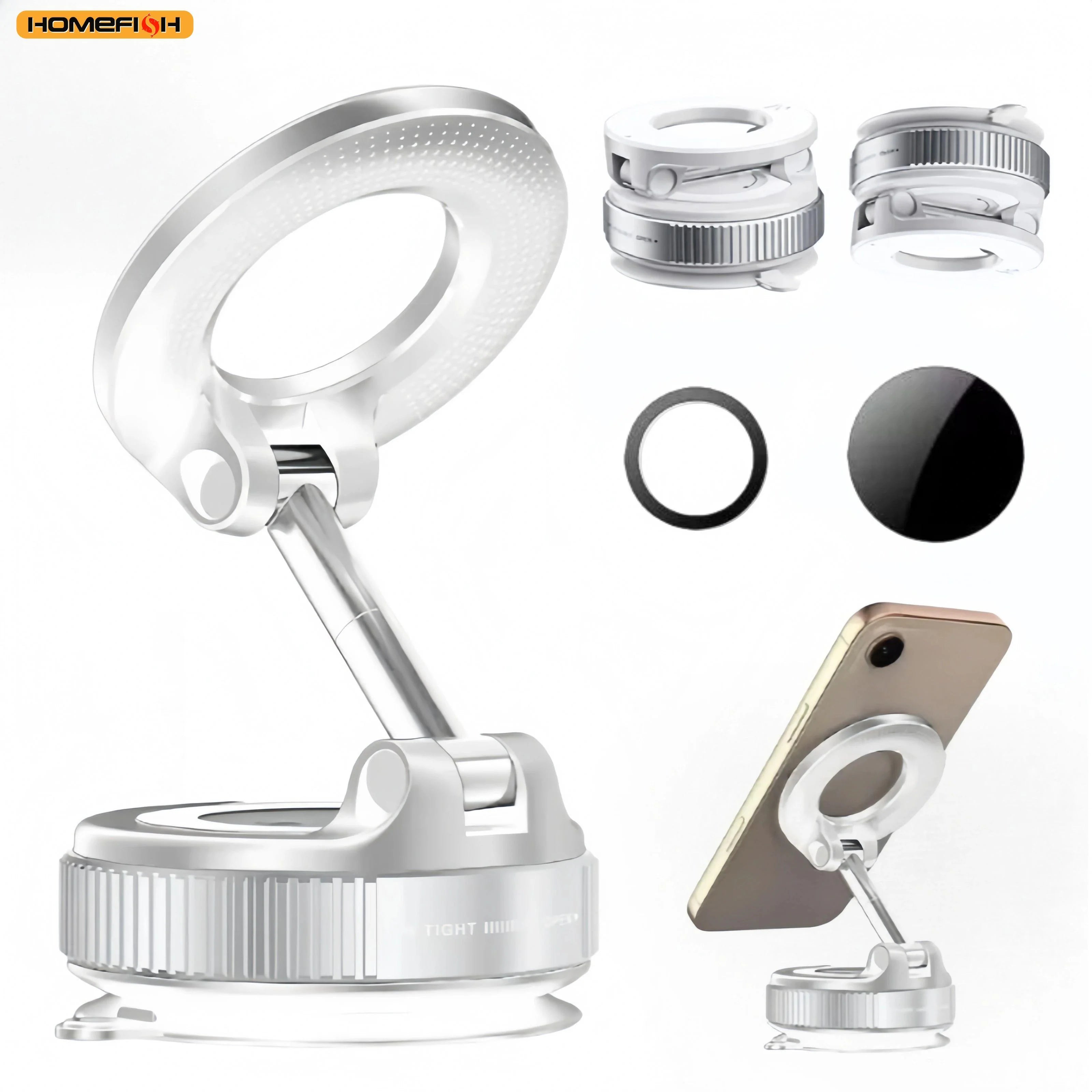HOMEFISH K007 3-Axis Magnetic Phone Holder