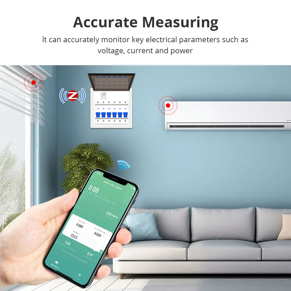 Zemismart Zigbee Smart Energy Meter — Tuya & Home Assistant