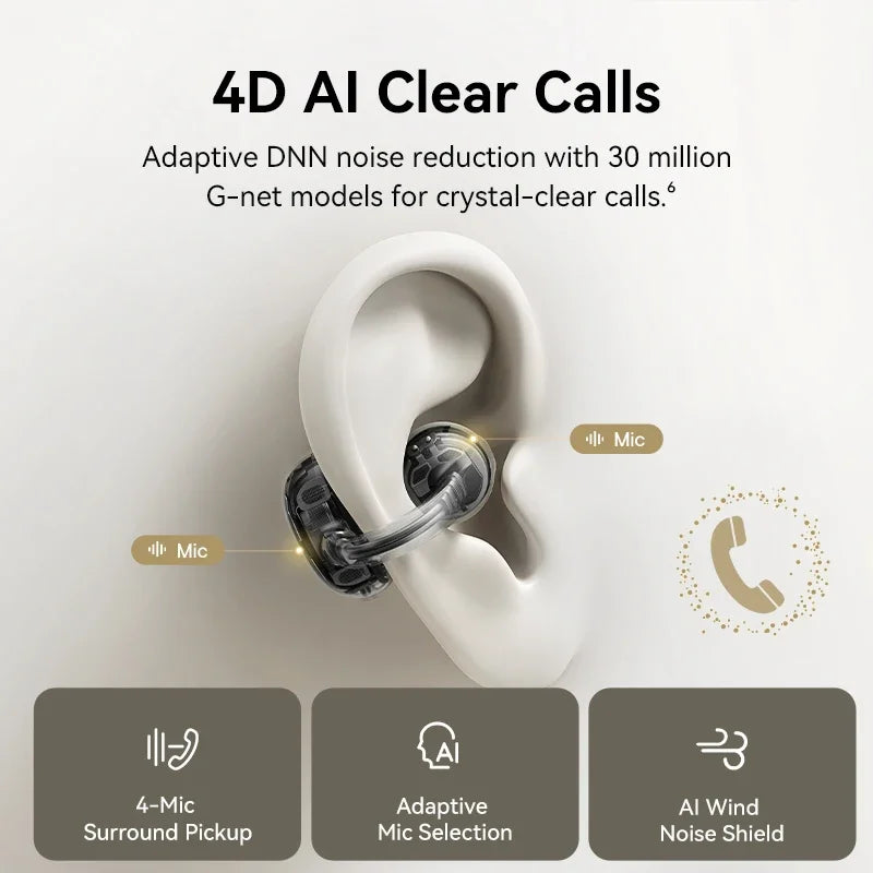 Baseus MC1 Pro Open-Ear Clip Wireless Earbuds
