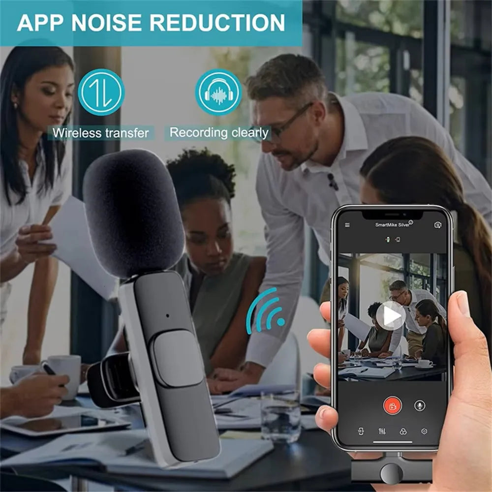 Lenovo Mini Wireless Lavalier Microphone for Live Streaming