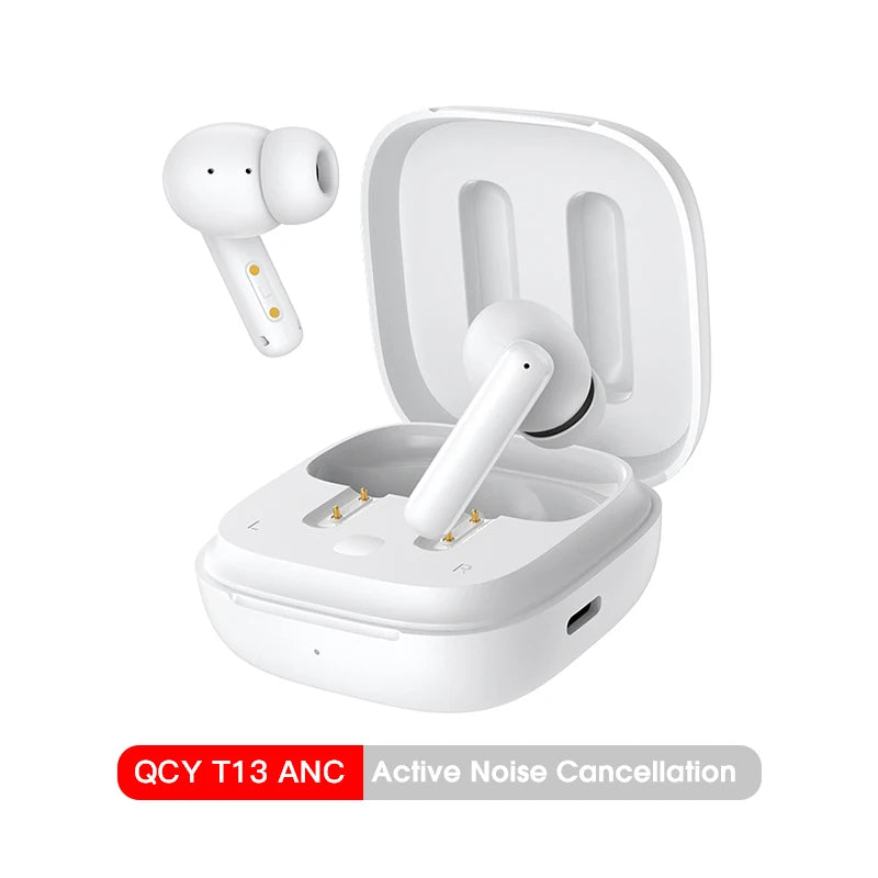 QCY T13 ANC Wireless Earbuds with 4-Mic Noise Cancellation