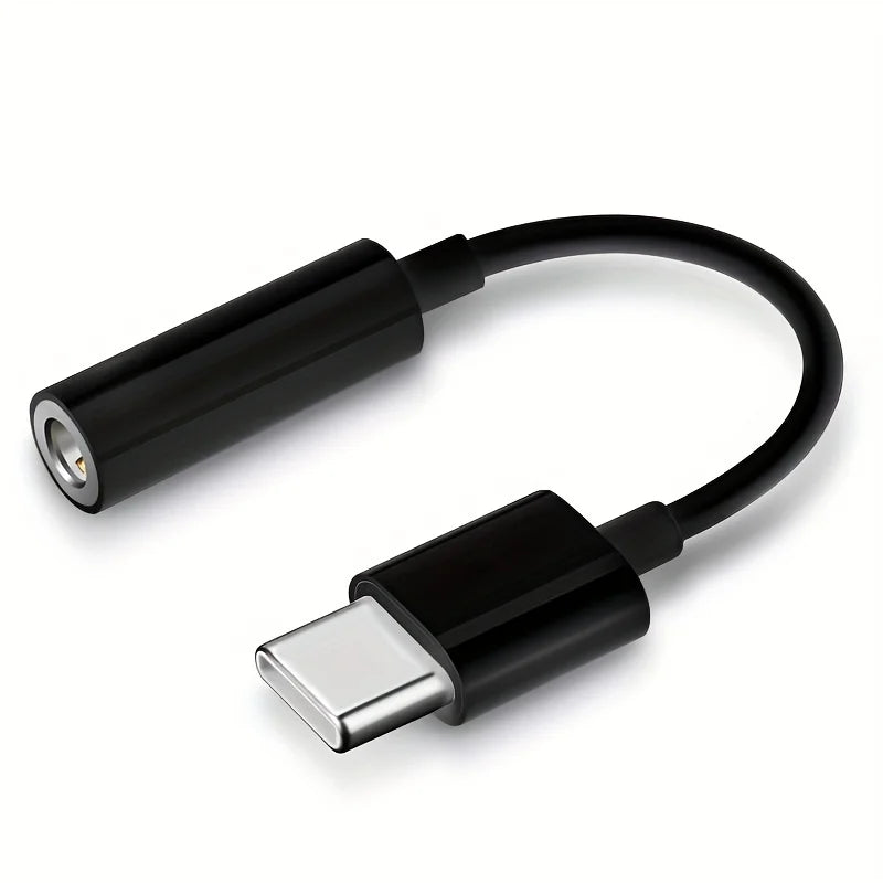 USB-C & Lightning to 3.5mm Audio Adapter