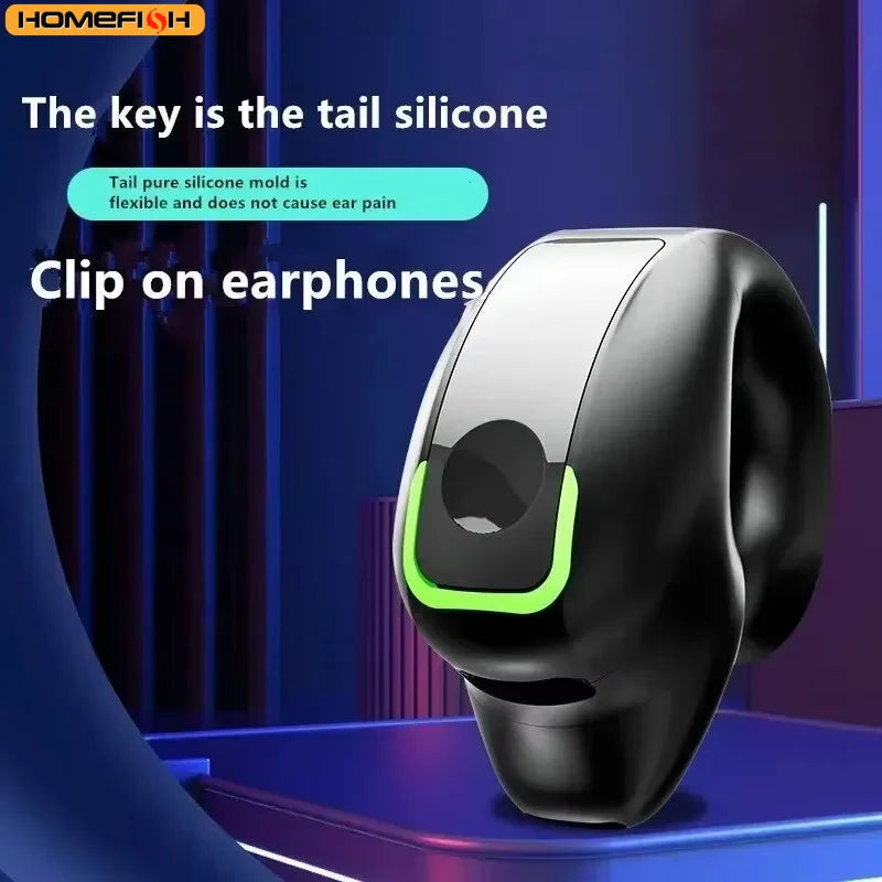 Bone Conduction Clip-On Wireless Earphone