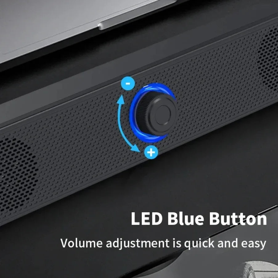 USB Powered Soundbar for TV, PC & Gaming
