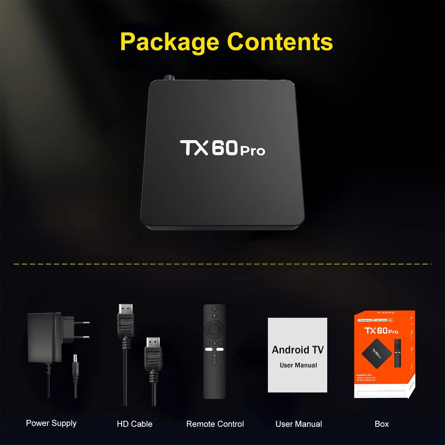 Velec Smart TV Box Android 16 — 4K Streaming, 16+256GB, Dual-Band WiFi