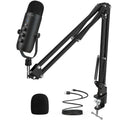 Haomuren USB Condenser Microphone Kit with Boom Arm