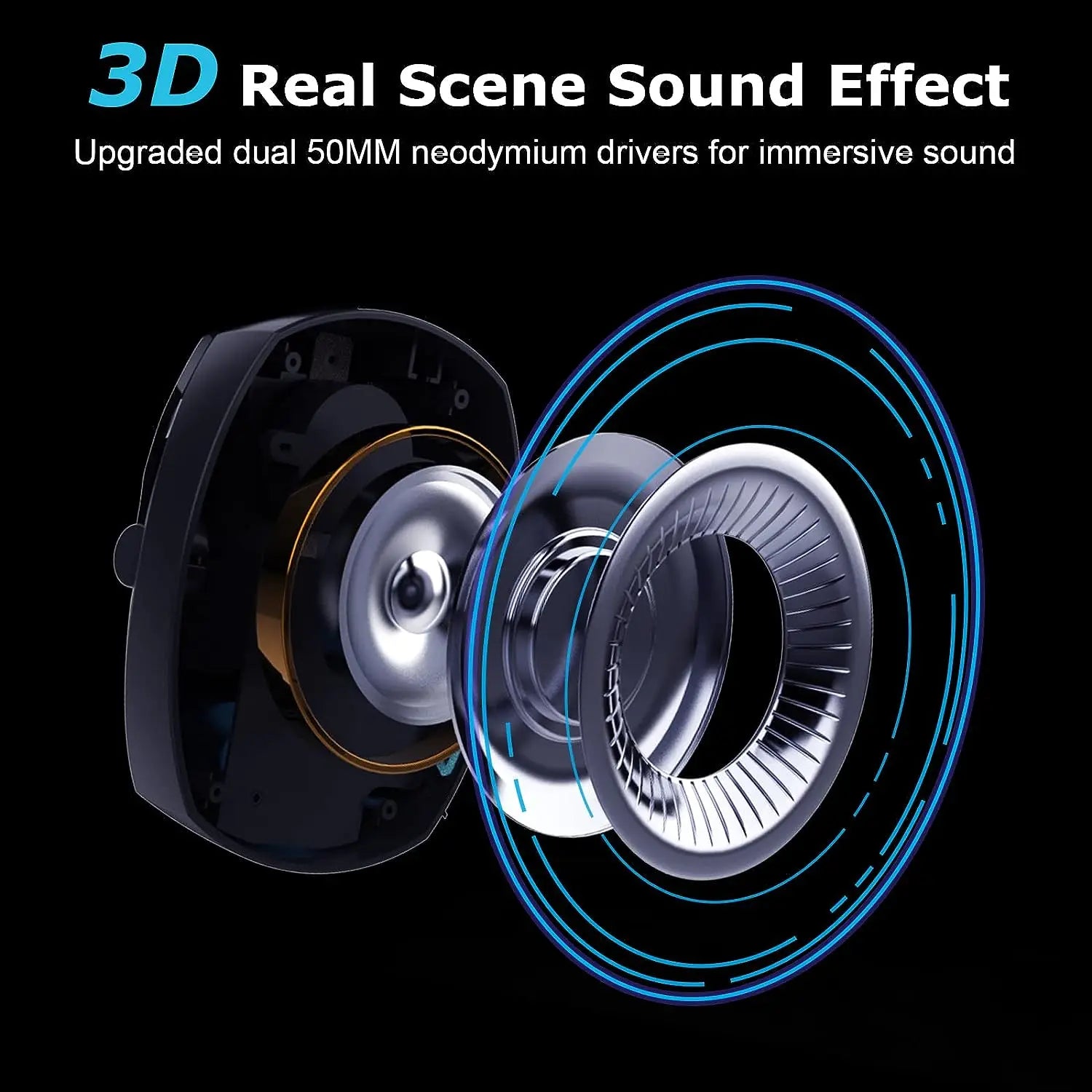 3-in-1 Gaming Headset — 2.4G Wireless, Bluetooth & Wired