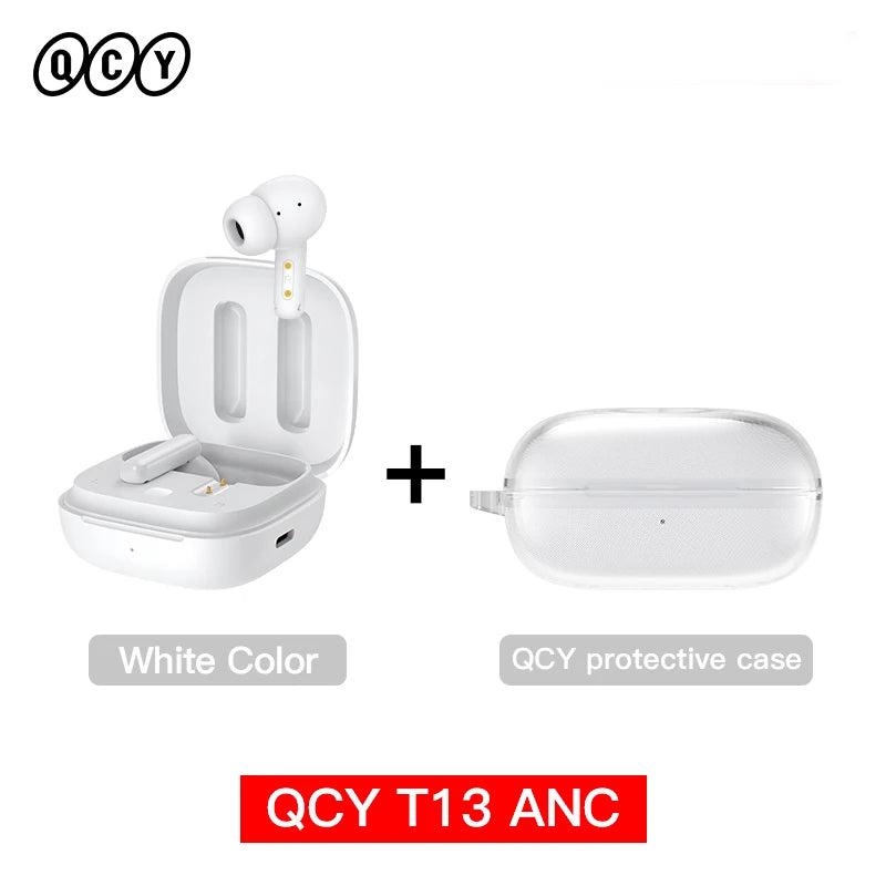 QCY T13 ANC Wireless Earbuds with 4-Mic Noise Cancellation