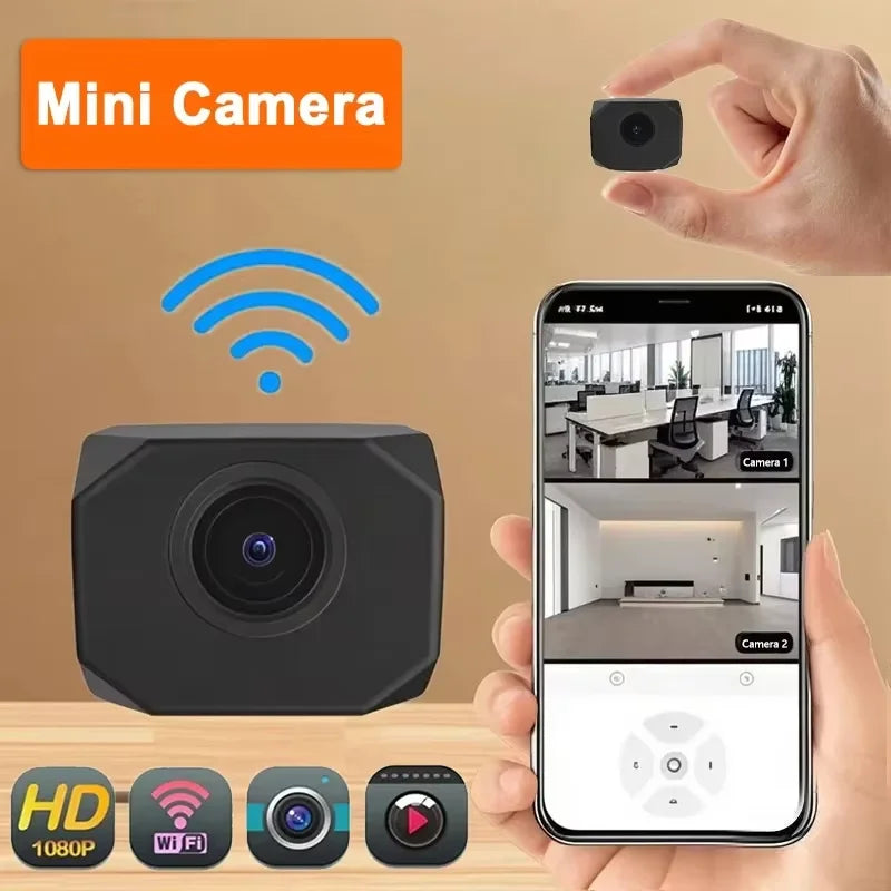 1080P Mini WiFi Security Camera with AP Hotspot & Remote Monitor