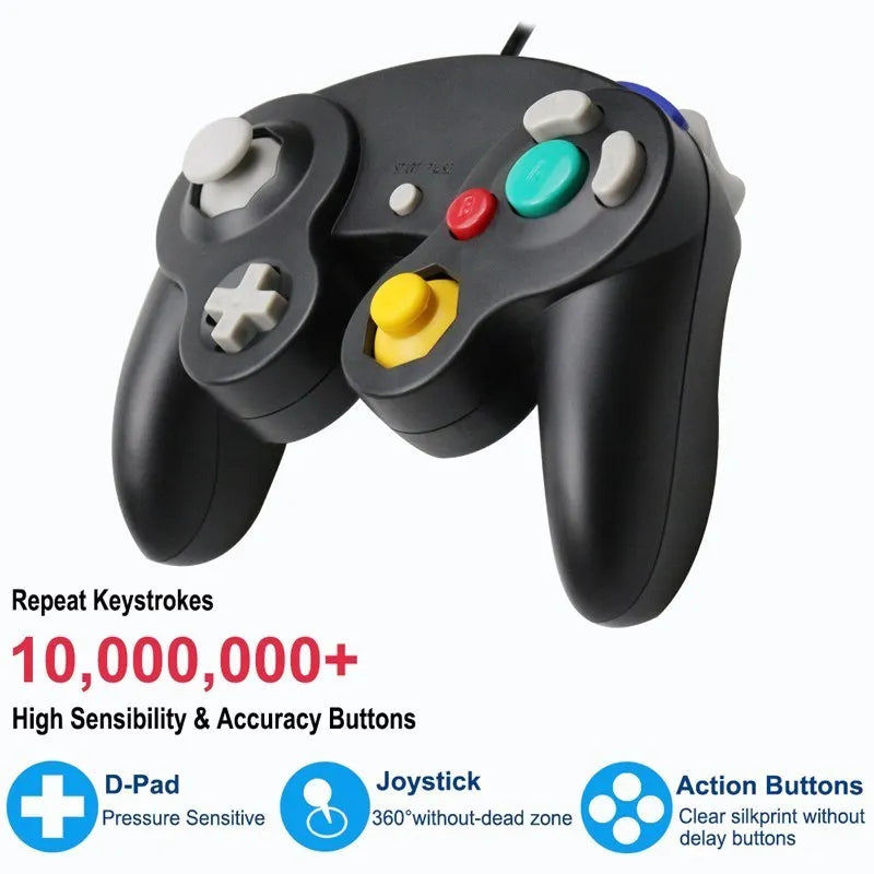 USB Wired Controller for Nintendo Switch & GameCube — PC Compatible