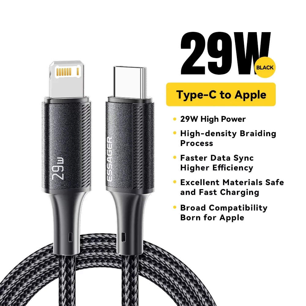 Essager USB-C to Lightning Fast Charging Cable