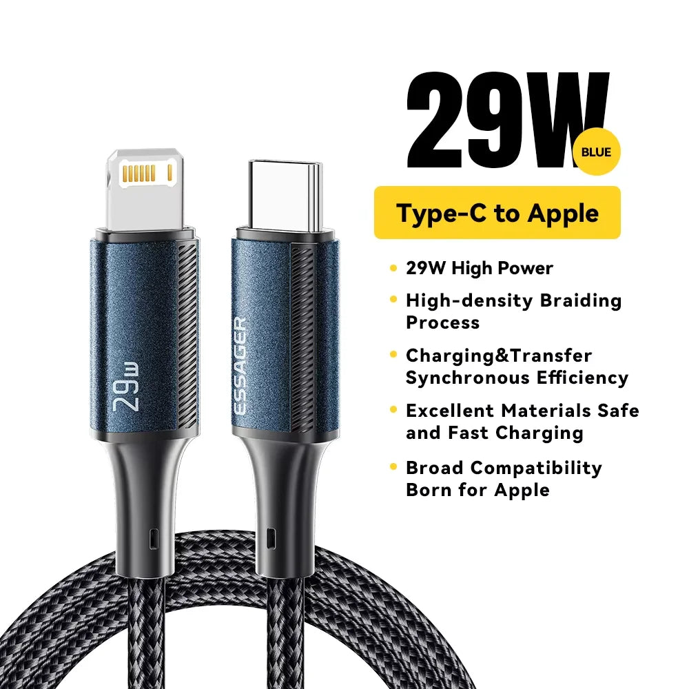 Essager USB-C to Lightning Fast Charging Cable