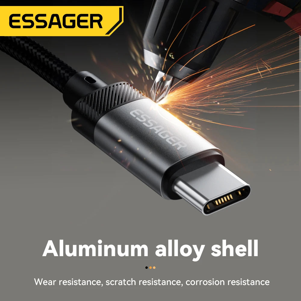 Essager Lightning & USB-C to 3.5mm Audio Adapter