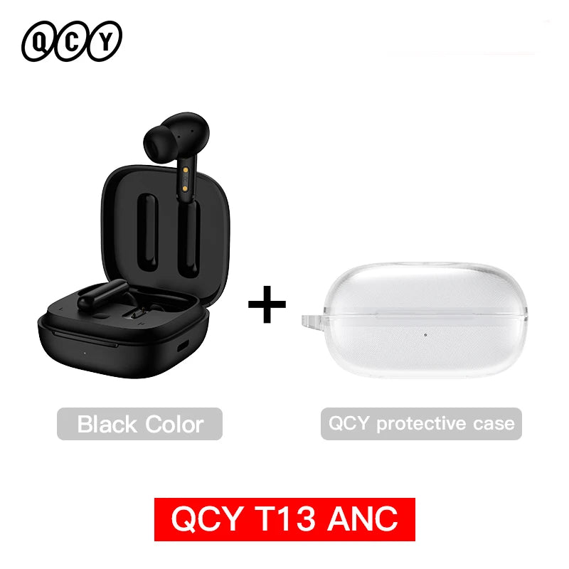 QCY T13 ANC Wireless Earbuds with 4-Mic Noise Cancellation