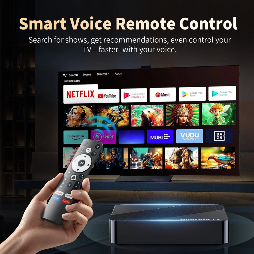 YOZHIXU X10 Android TV Box - 8K Streaming, WiFi 6, Bluetooth 6.0