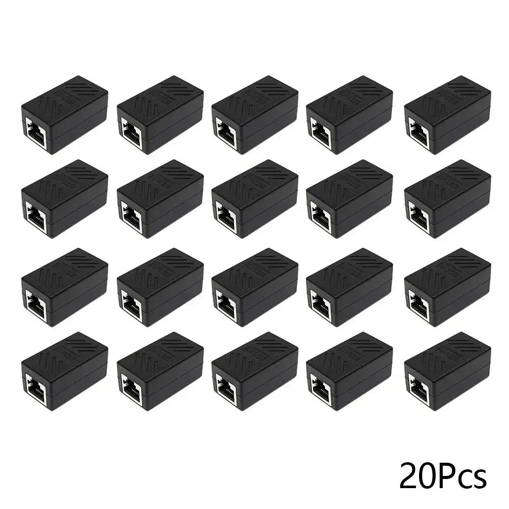 RJ45 Ethernet Cable Coupler — Cat5e/Cat6/Cat7, Female to Female