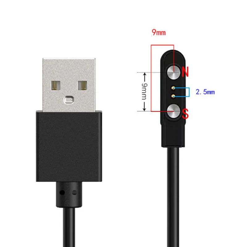 Universal Smartwatch Magnetic Charging Cable