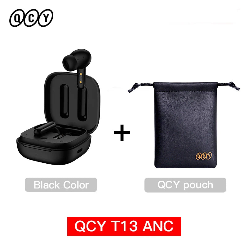 QCY T13 ANC Wireless Earbuds with 4-Mic Noise Cancellation
