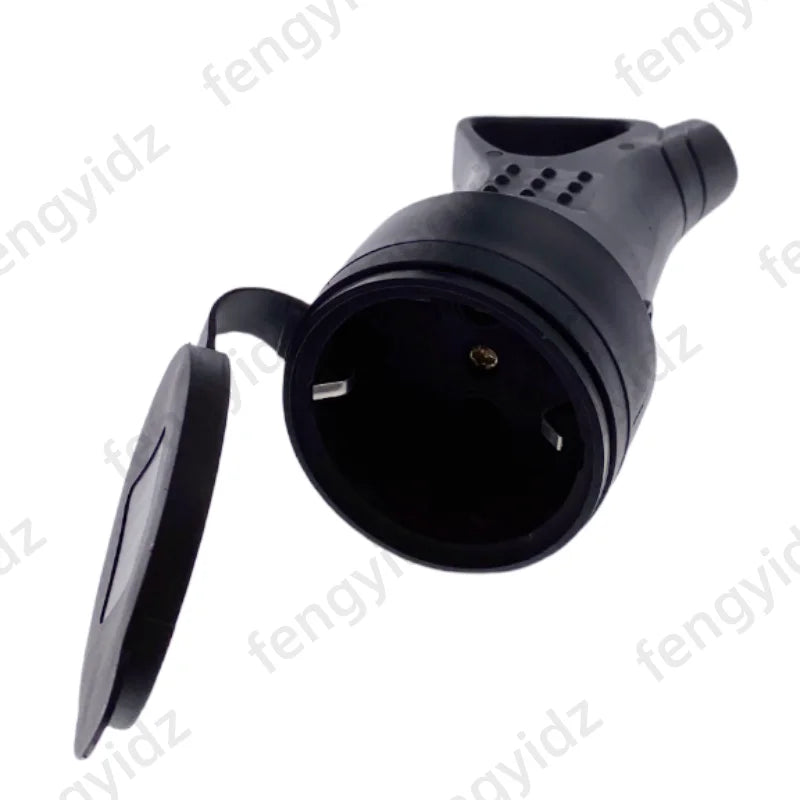 EU Waterproof Grounded Power Plug & Socket Set