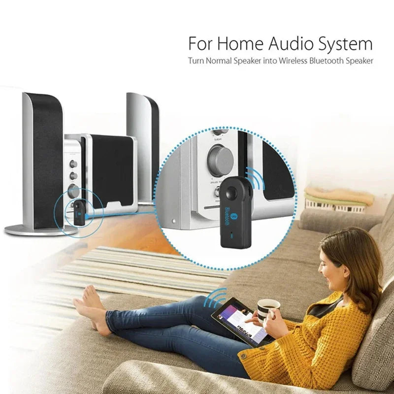 2-in-1 Bluetooth 5.0 Audio Receiver & Transmitter for Car & TV