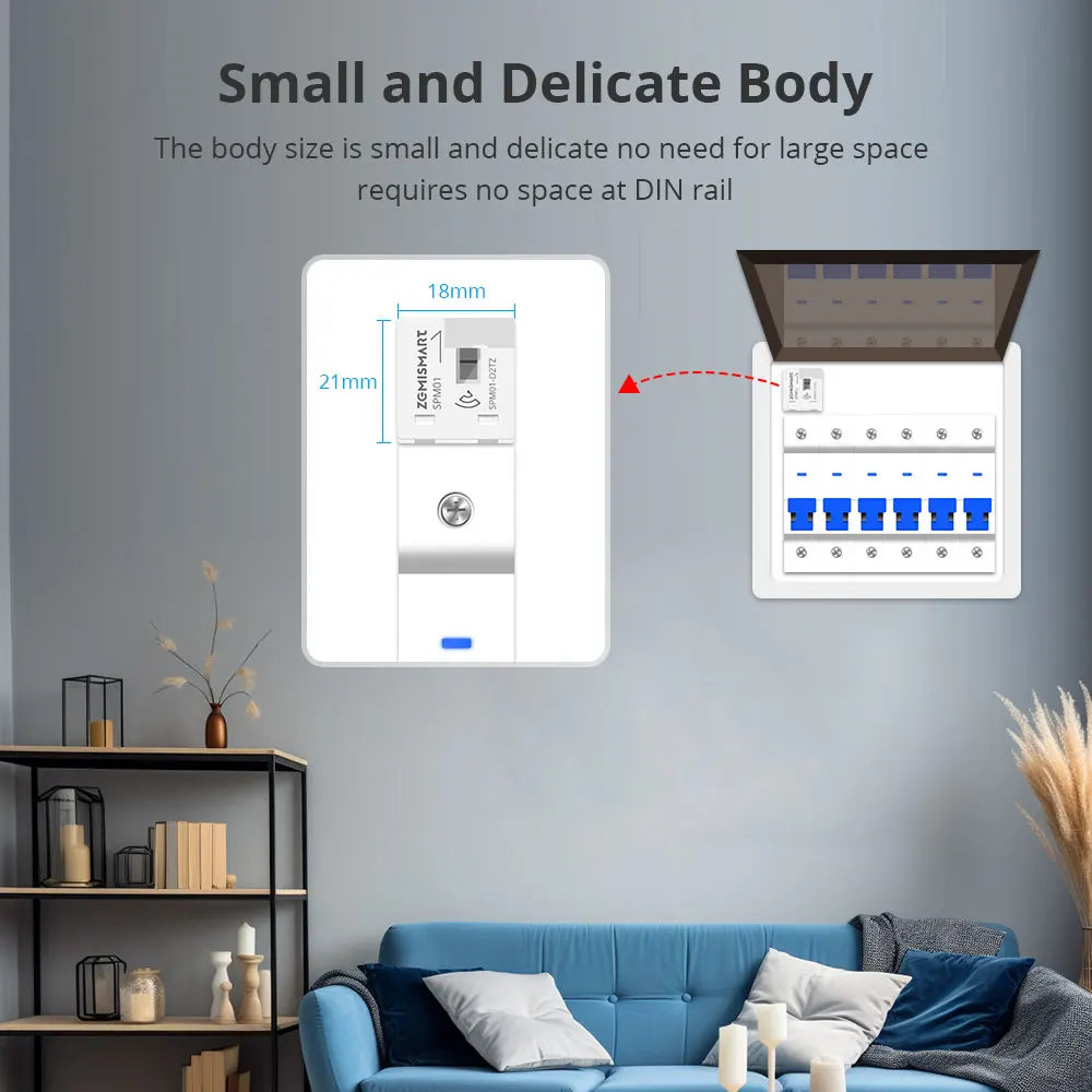 Zemismart Zigbee Smart Energy Meter — Tuya & Home Assistant