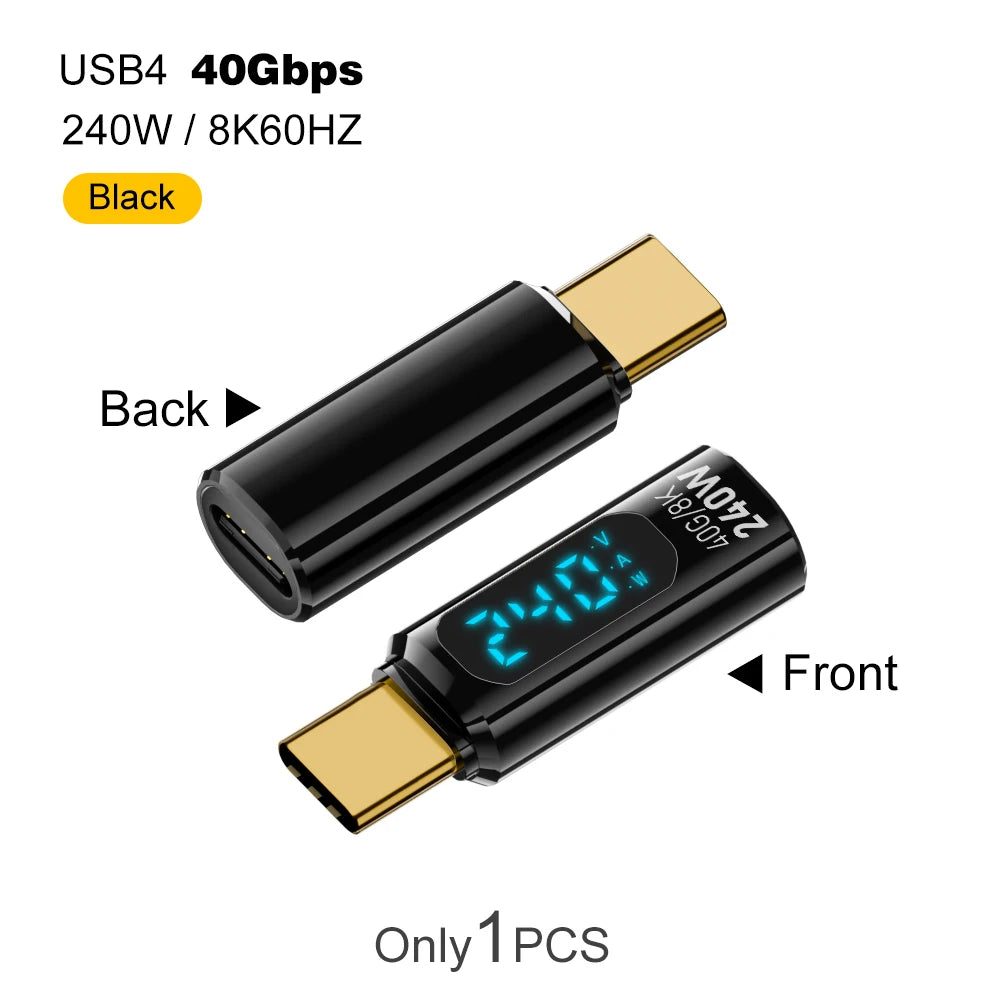 UGOURD USB4 40Gbps Type-C Adapter — 240W PD, 8K, Thunderbolt 3/4/5