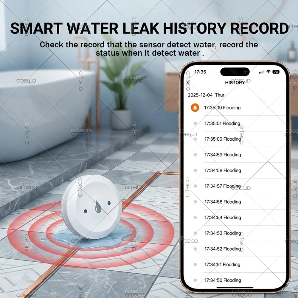 Smart Zigbee Water Sensor & Flood Leakage Detector