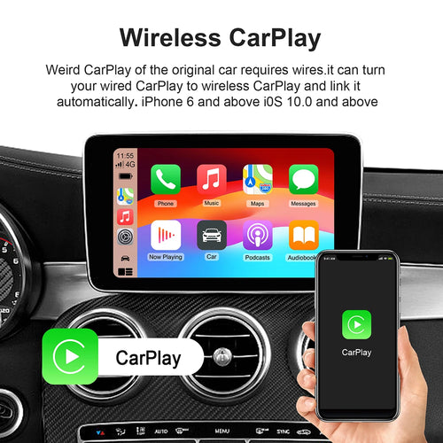 Android 13 Smart TV Box with Wireless CarPlay & Android Auto