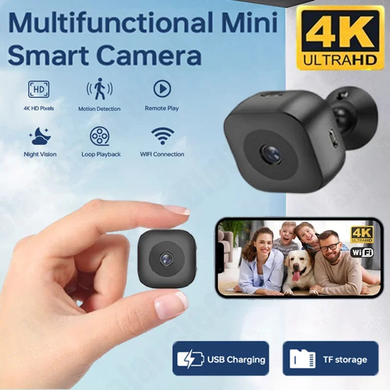 4K Smart Wireless Surveillance Camera — Indoor & Outdoor