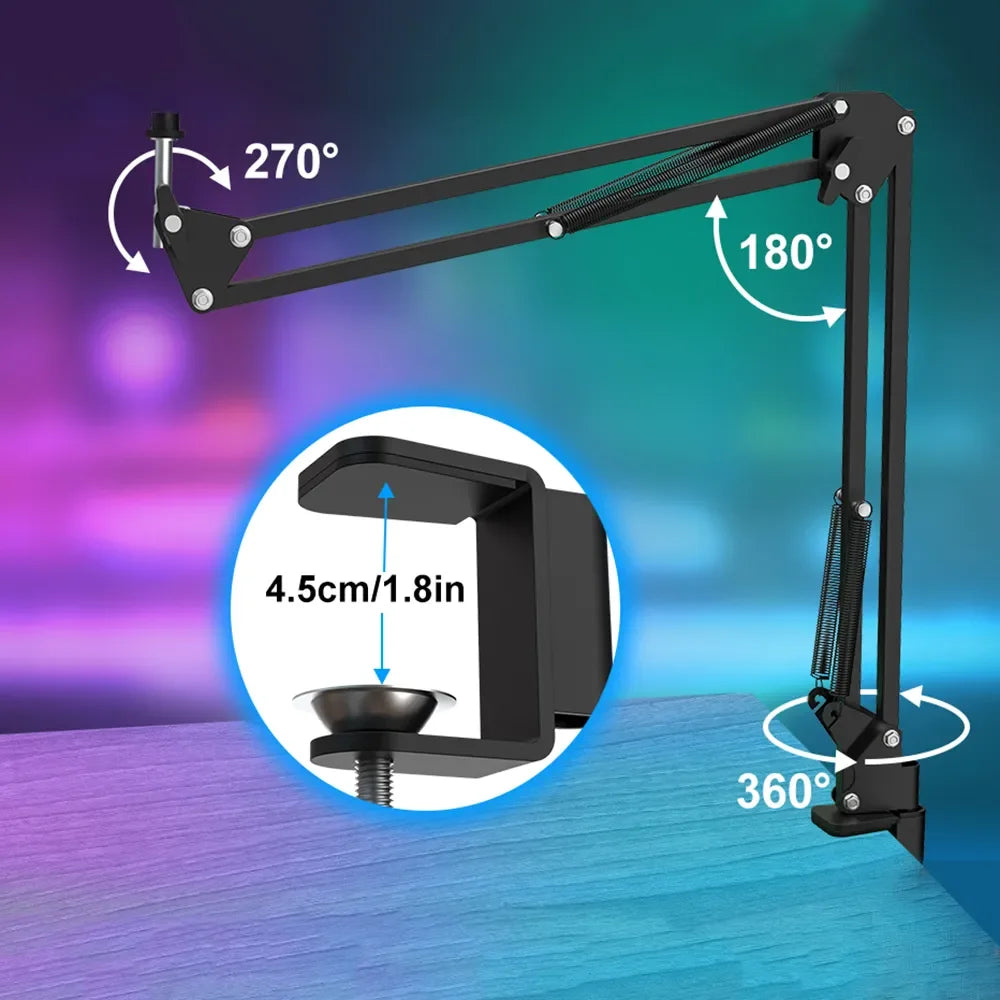 Haomuren USB Condenser Microphone Kit with Boom Arm