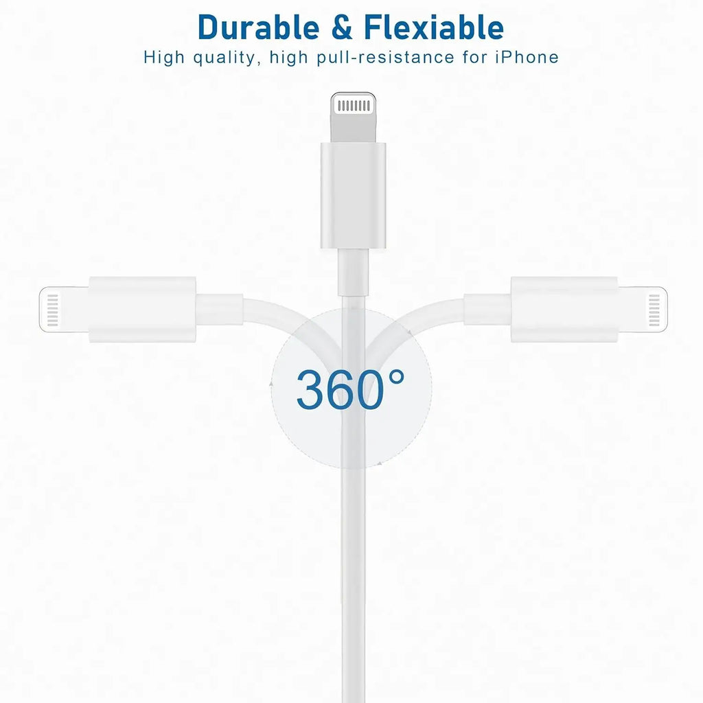 USB-C to Lightning Fast Charging Cable with CarPlay Support