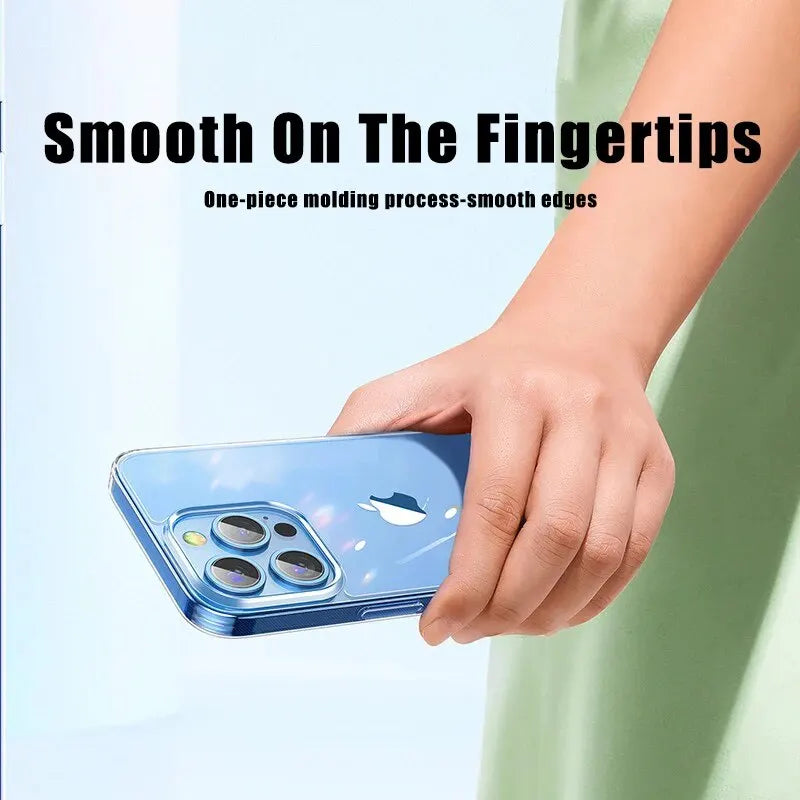 Clear Slim Silicone iPhone Case