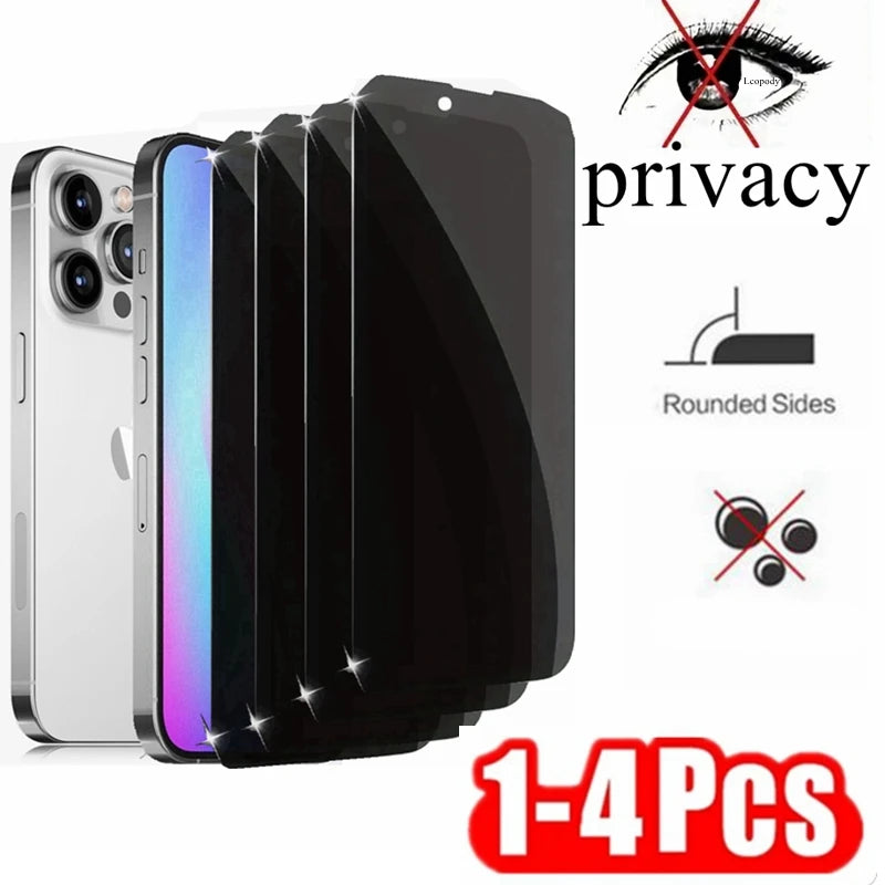 Anti-Peep Full Cover Privacy Screen Protector for iPhone