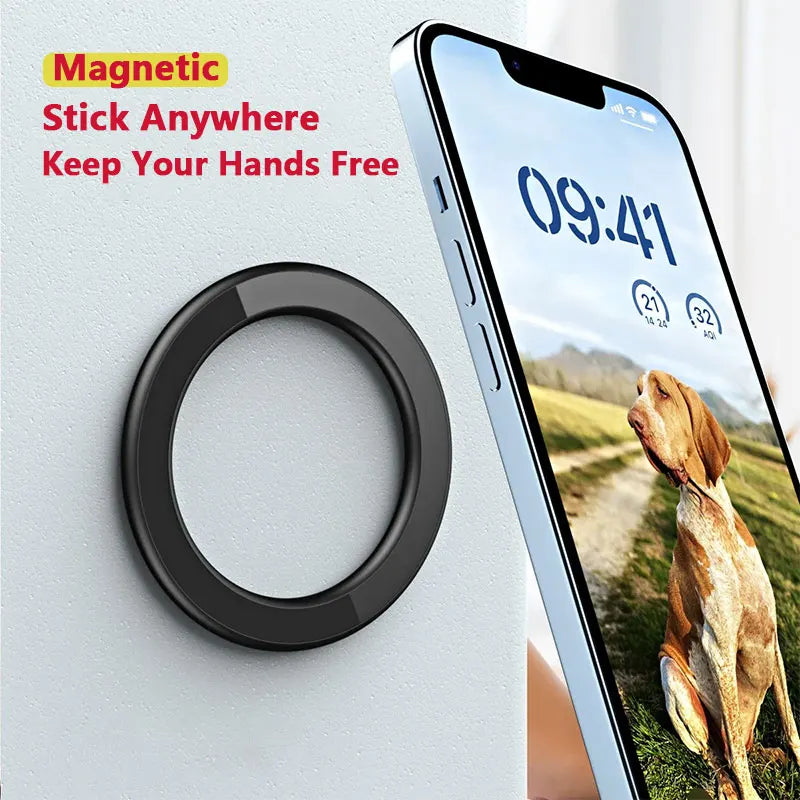 Universal MagSafe Magnetic Phone Stand & Ring Holder