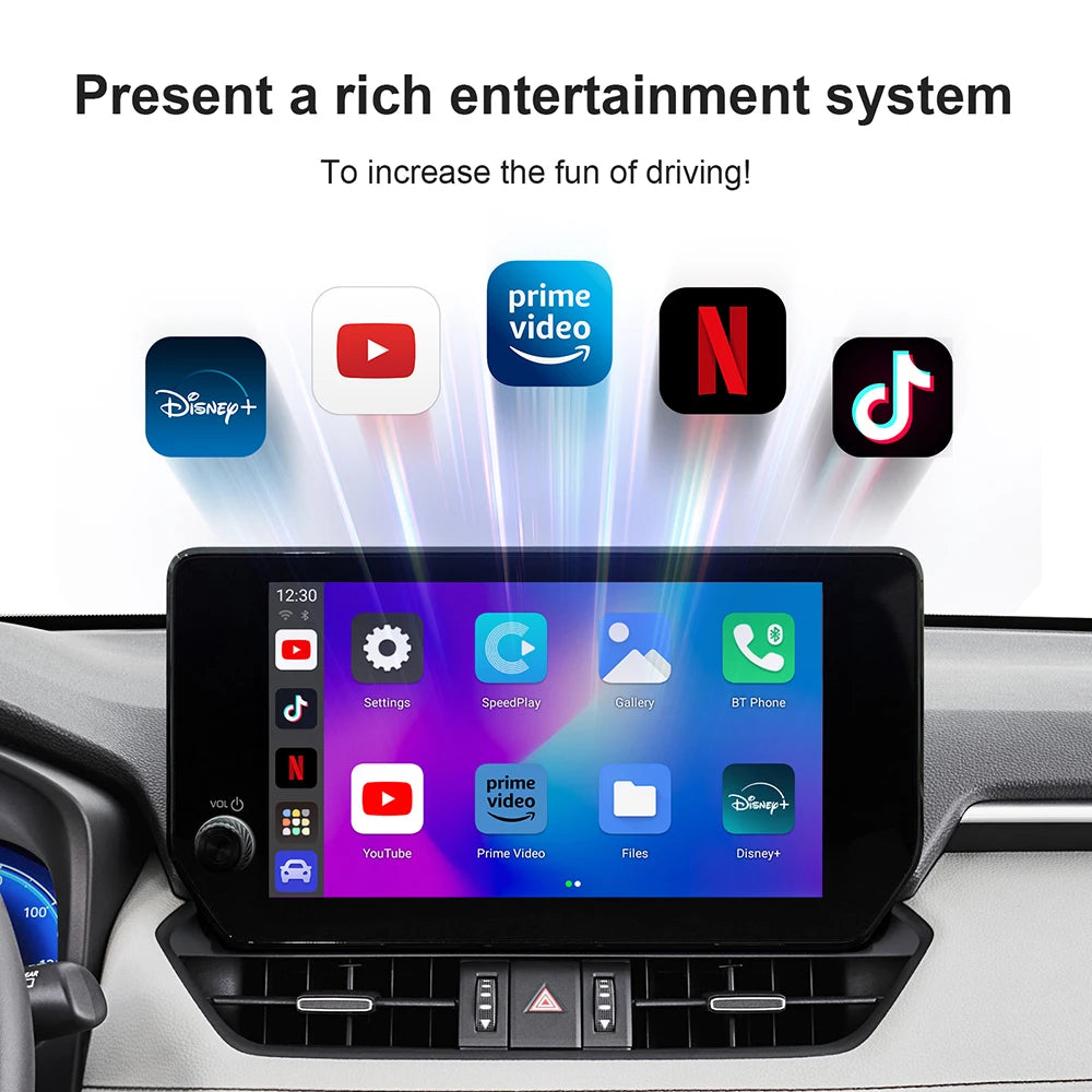 Android 13 Smart TV Box with Wireless CarPlay & Android Auto