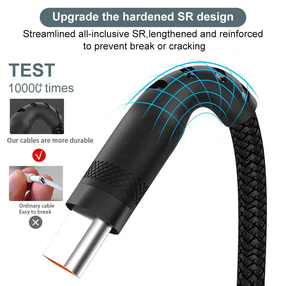 Extended Fast Charging USB-C Cable