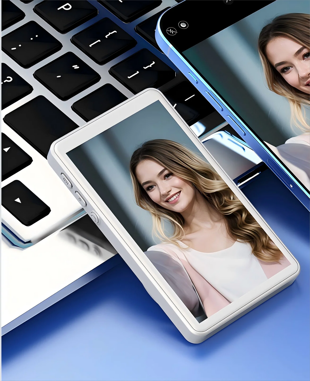 Magnetic Phone Monitor - Real-Time Selfie & Rear Camera Display