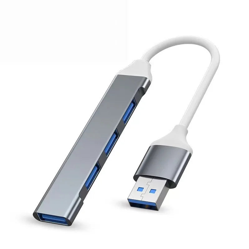 4-Port USB 3.0 Hub with High-Speed Data Transfer