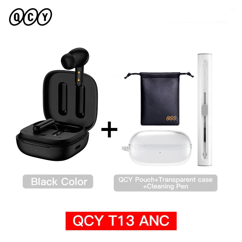QCY T13 ANC Wireless Earbuds with 4-Mic Noise Cancellation