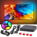 Smart Ambient TV LED Backlight Kit — HDMI Sync, RGBIC, 24–65 Inch