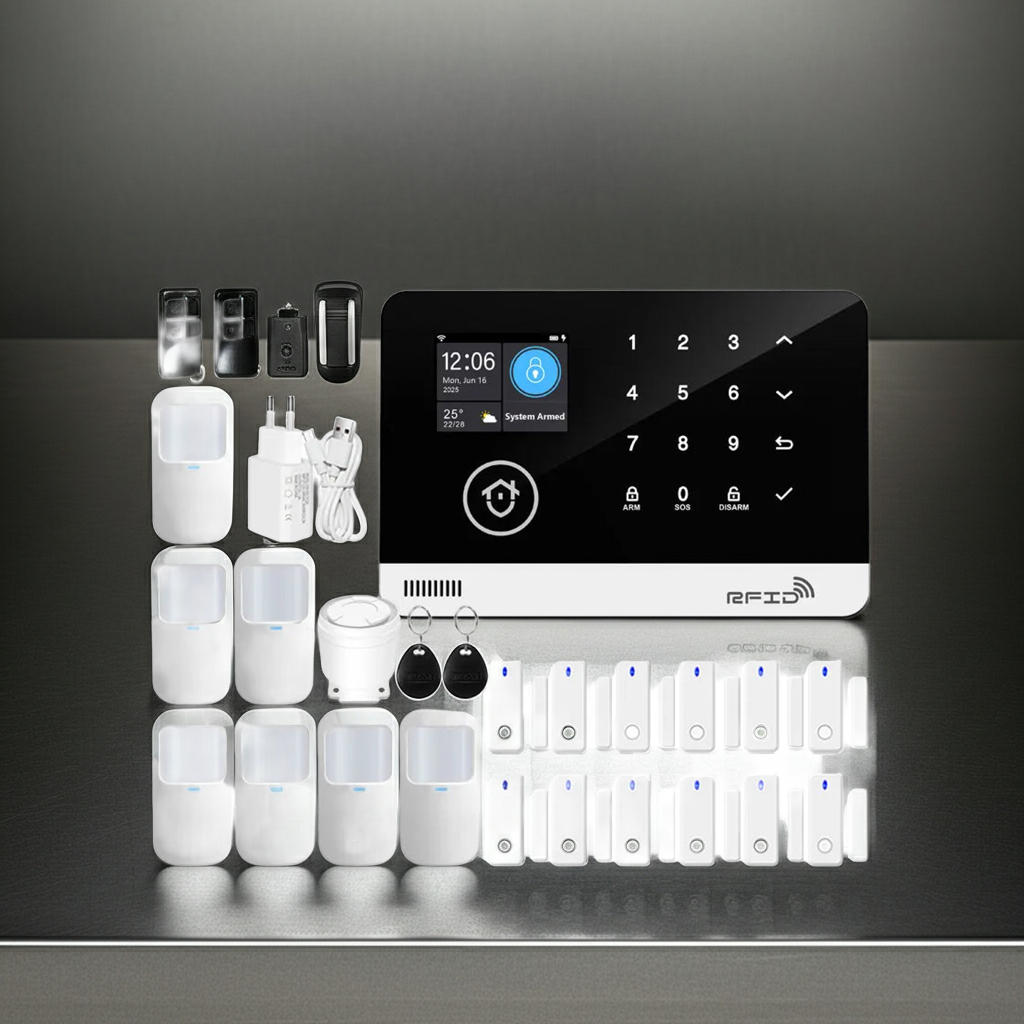 Tuya Smart WiFi GSM Home Security Alarm System — Touch Keyboard, RFID & App Control