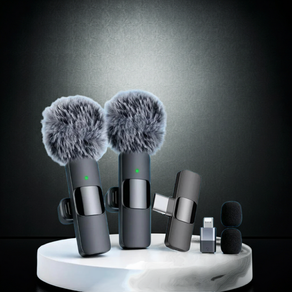 Lenovo Mini Wireless Lavalier Microphone for Live Streaming