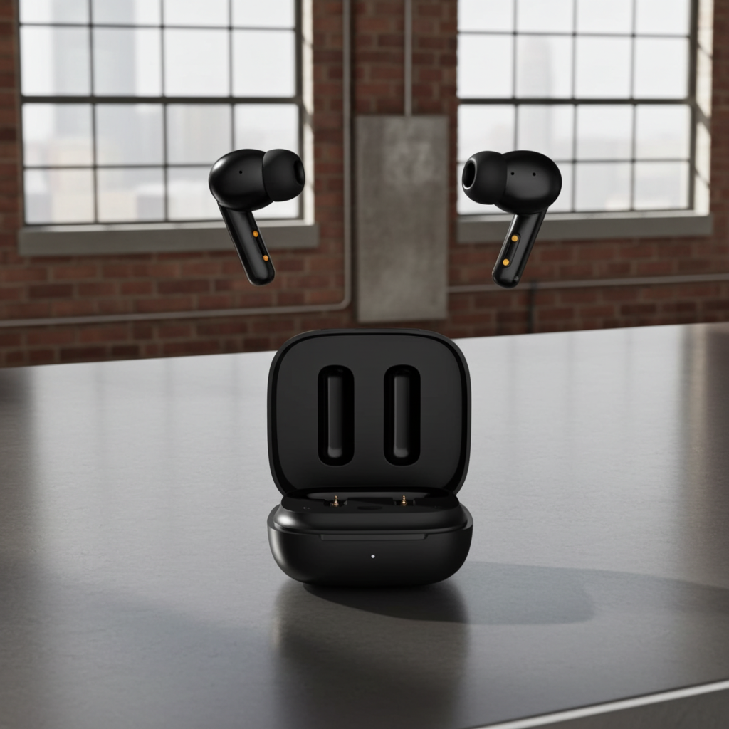 QCY T13 ANC Wireless Earbuds with 4-Mic Noise Cancellation