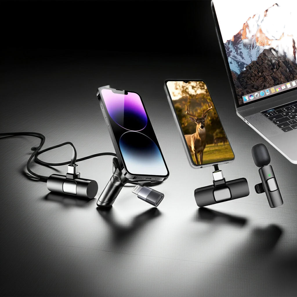 Crystal Clear Clip-on Mics