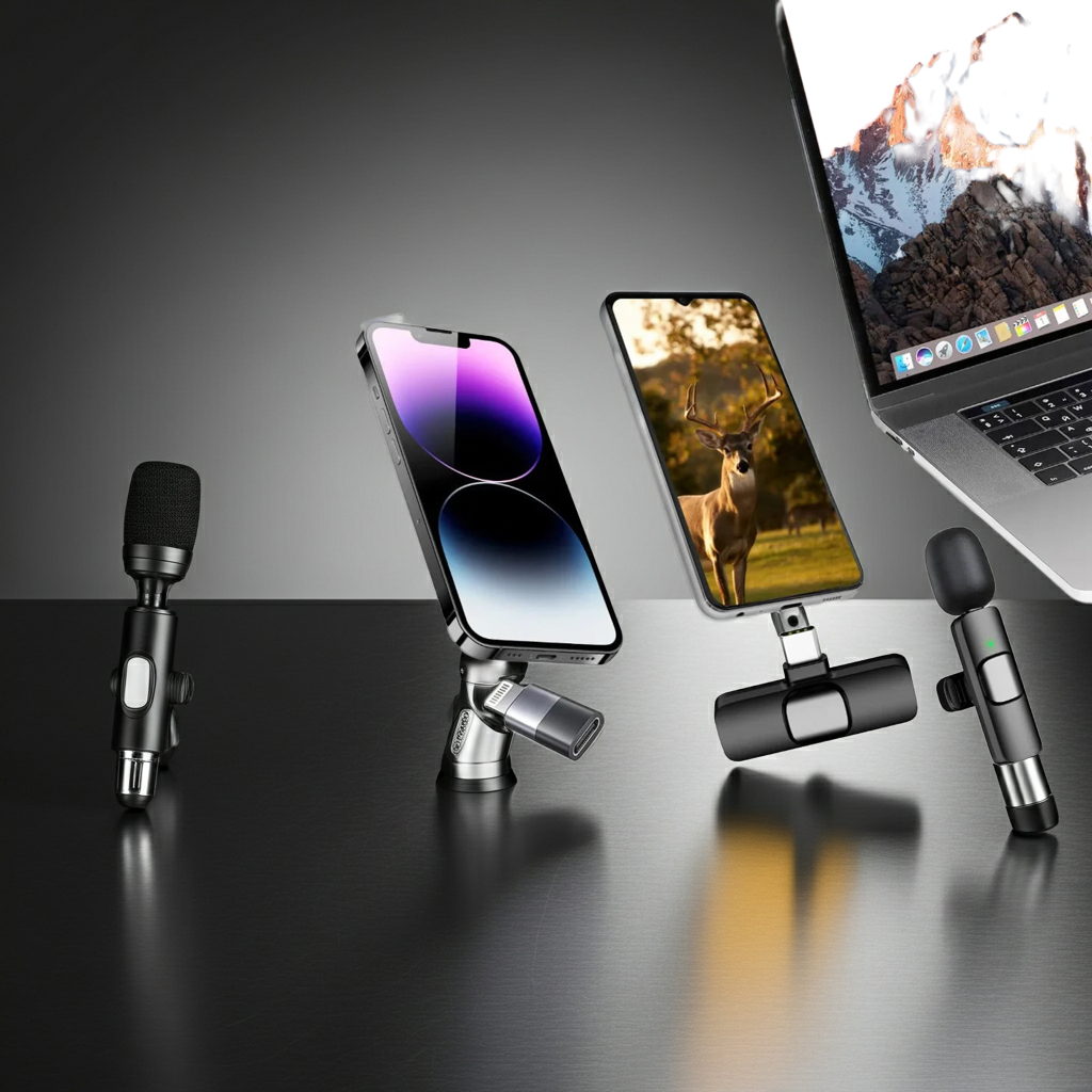 Crystal Clear Clip-on Mics